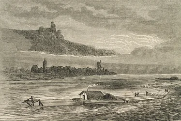 Transport on the Rhine in the 1860s